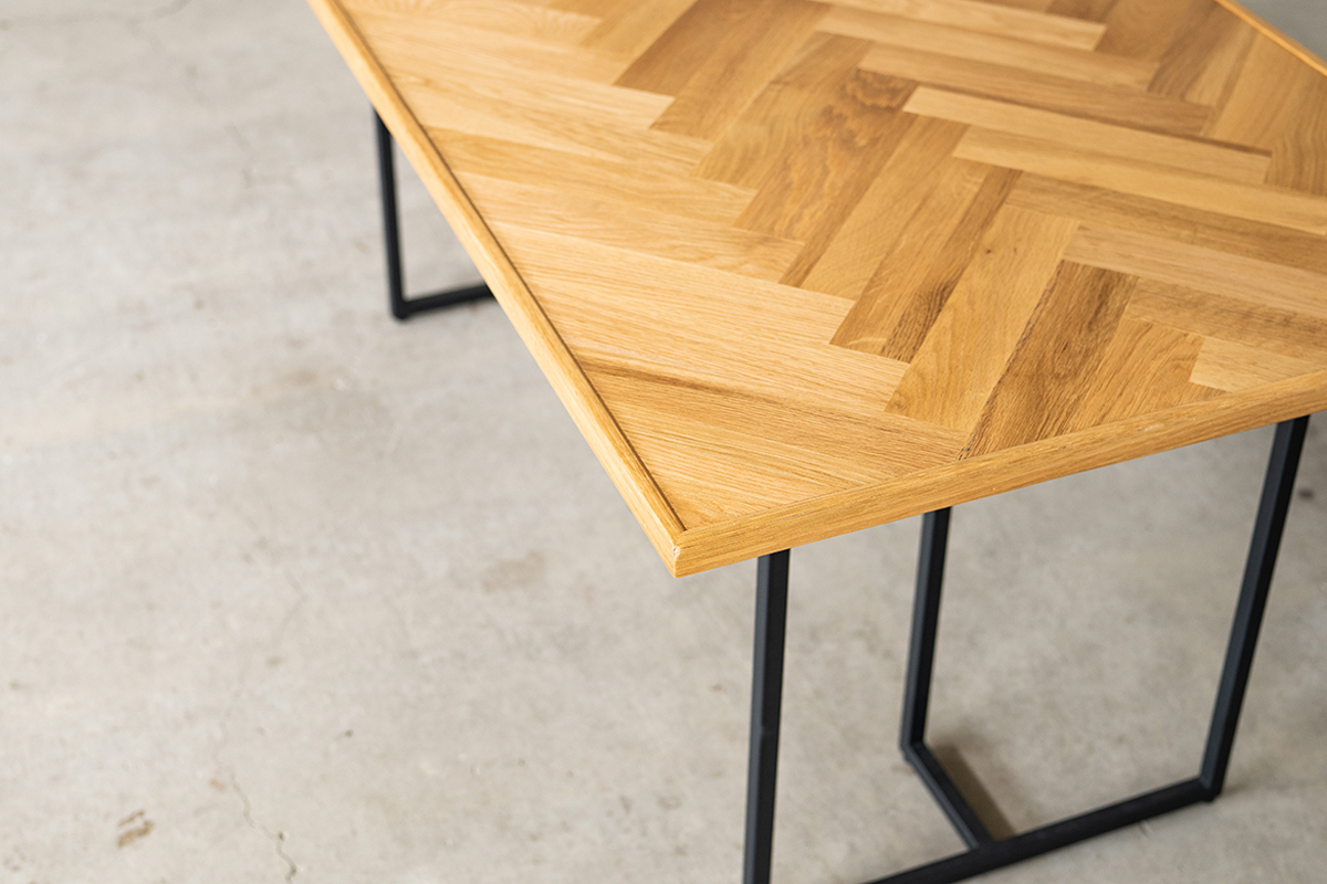 Dining Table NODEII HERRINGBONE | NOWHERE LIKE HOME