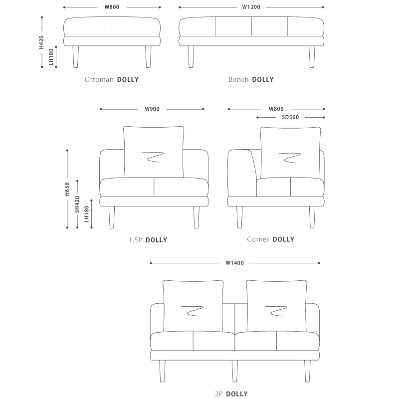 System Sofa DOLLY