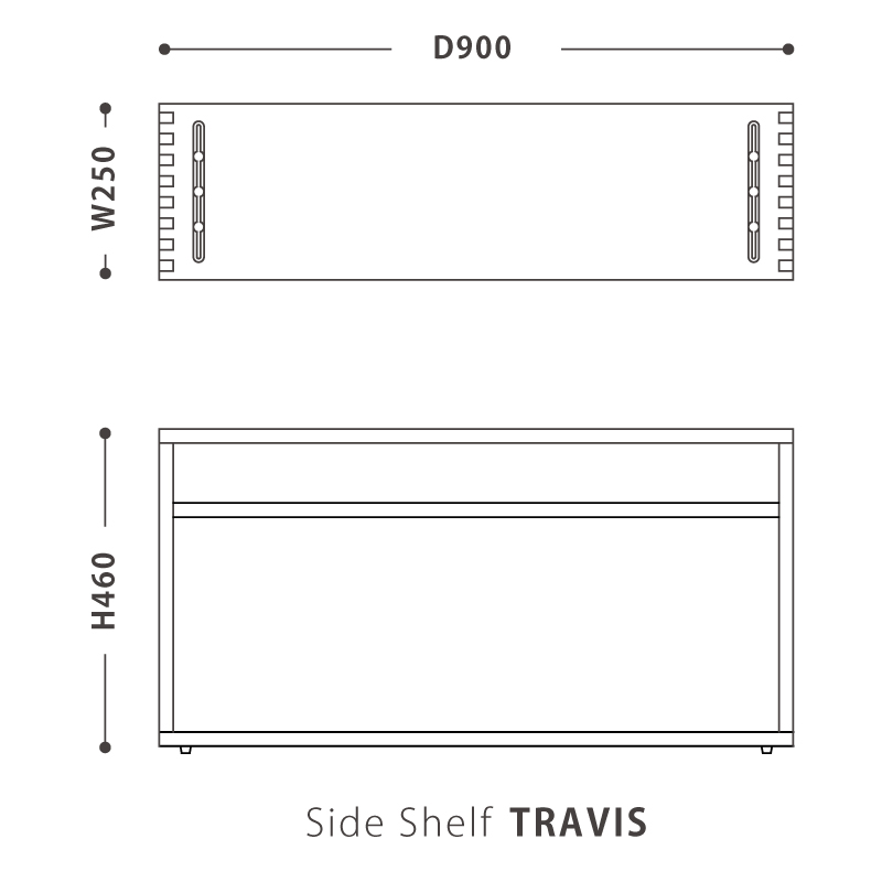 Side Shelf TRAVIS