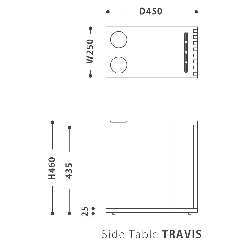 Side Table TRAVIS