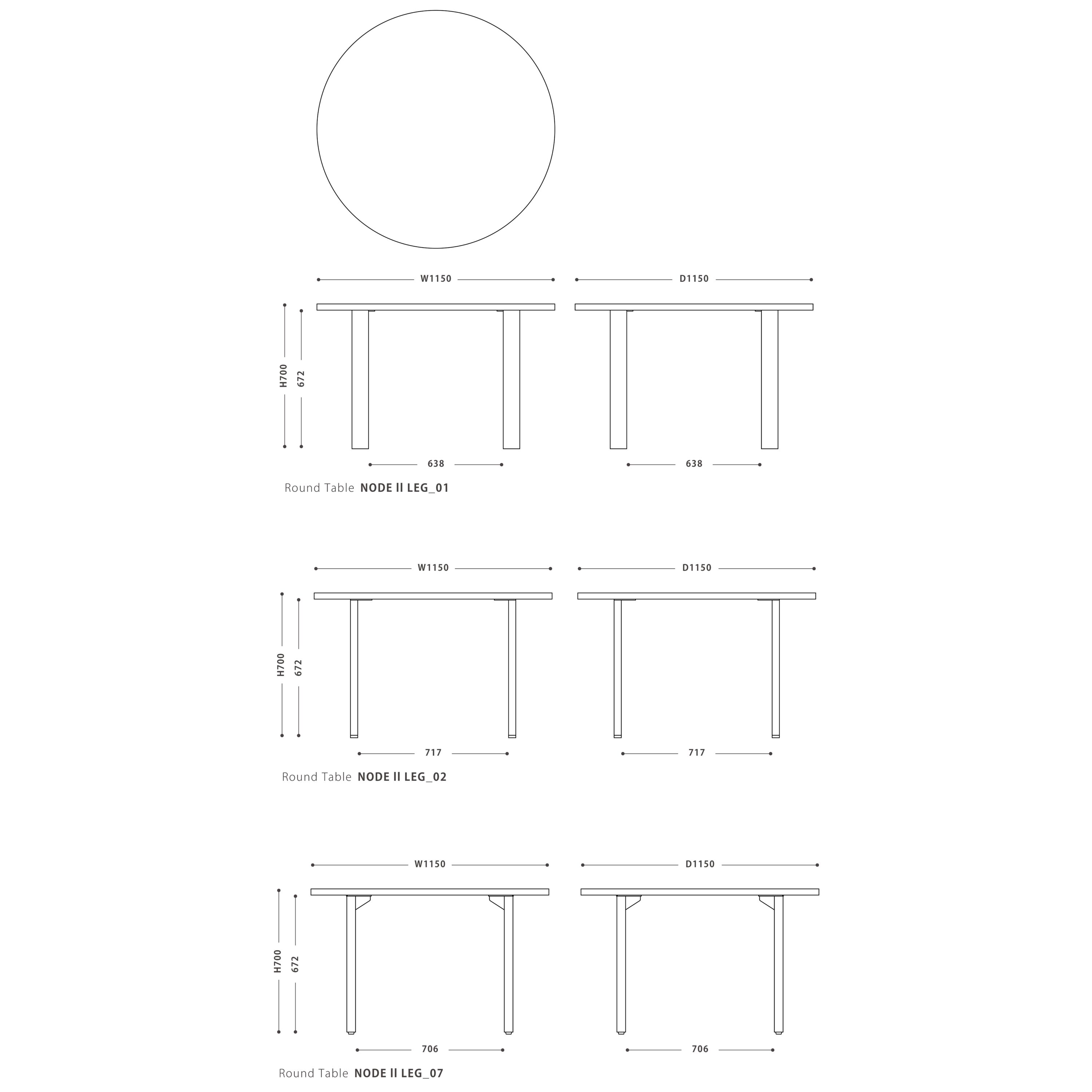 Dining Table NODEII Round