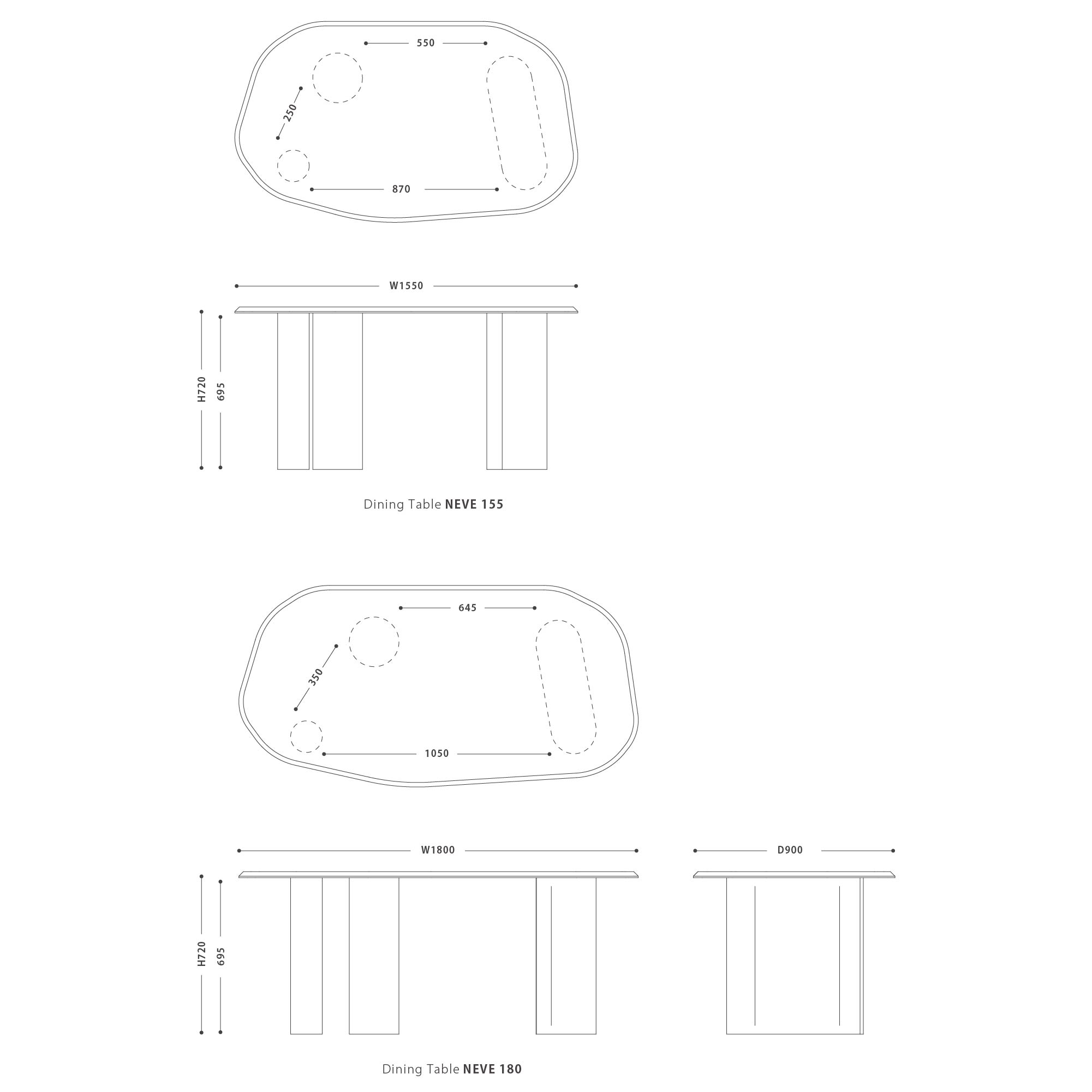 Dining Table NEVE